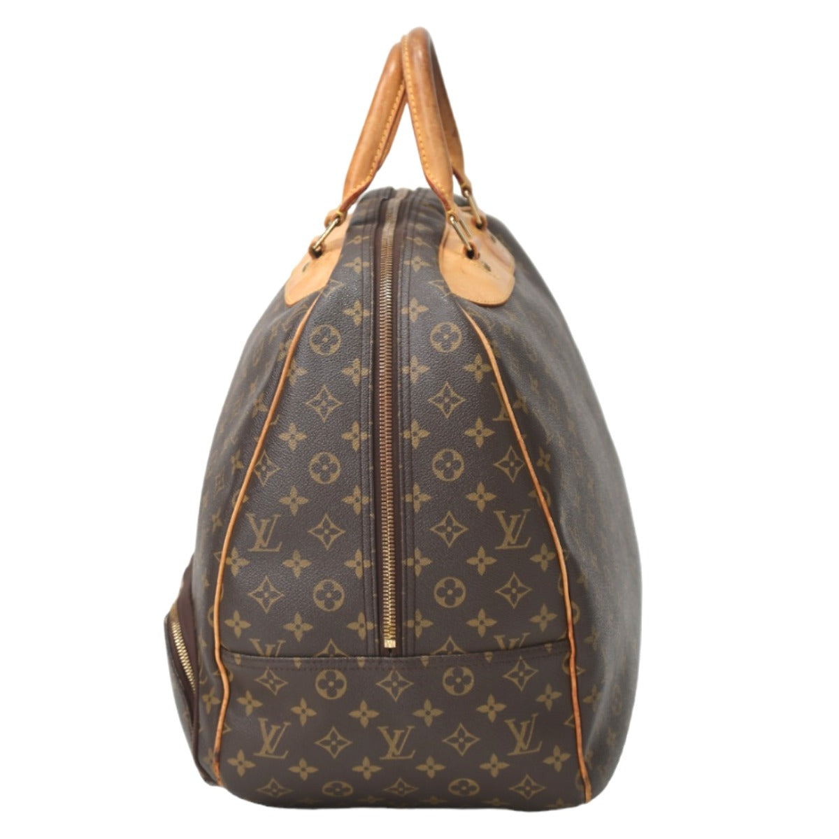 LOUIS VUITTON Boston Duffel bag Monogram canvas Brown Sports bag Monogram Evasion unisex(Unisex)