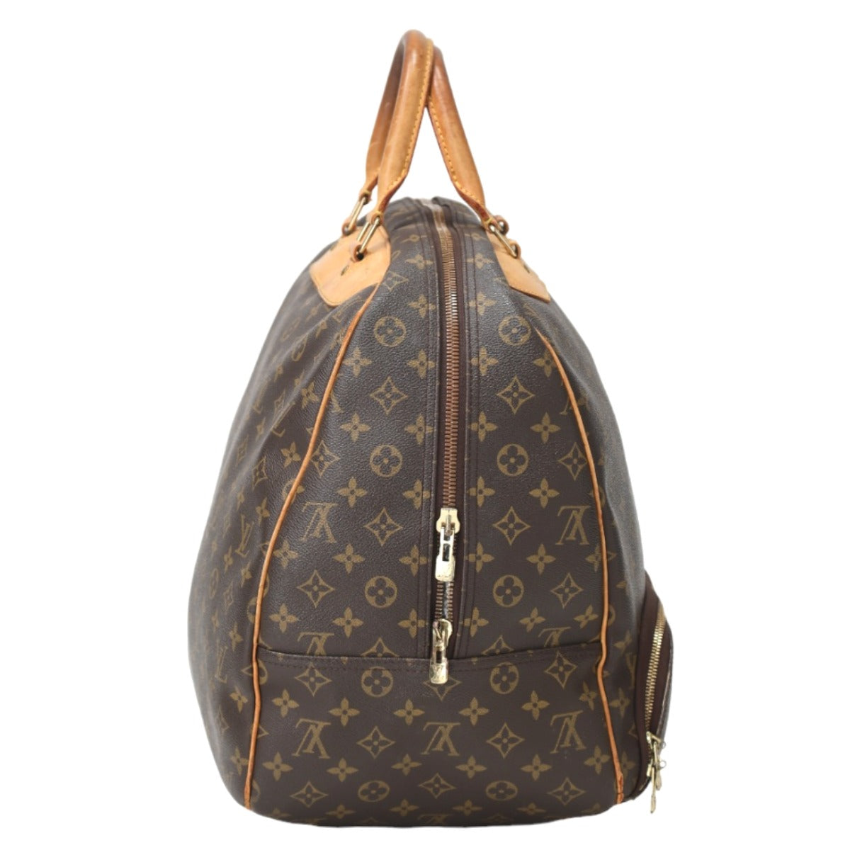 LOUIS VUITTON Boston Duffel bag Monogram canvas Brown Sports bag Monogram Evasion unisex(Unisex)