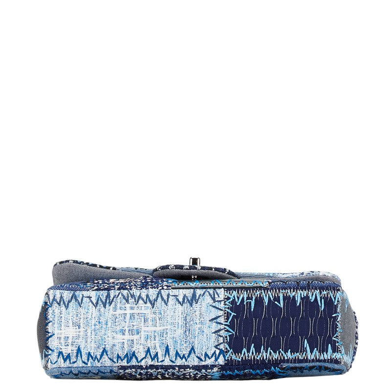Chanel Coco Patchwork Denim Caviar Skin 2way Shoulder Bag