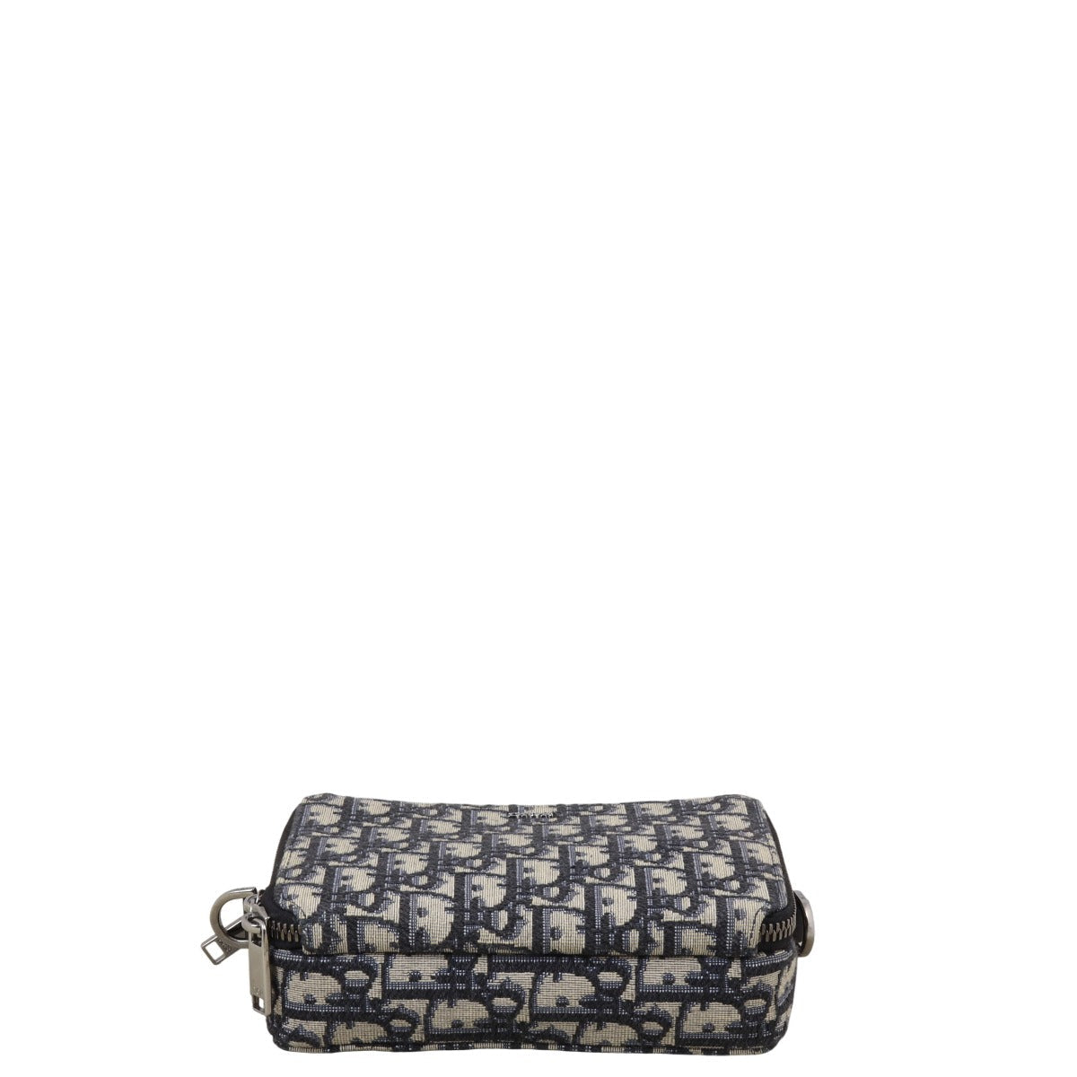 Dior Double Zip Pouch with Strap Oblique