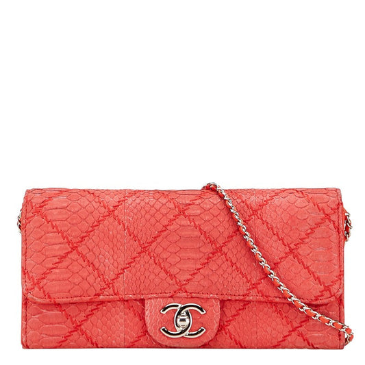 Chanel Ultra Stitch Python Shoulder Bag
