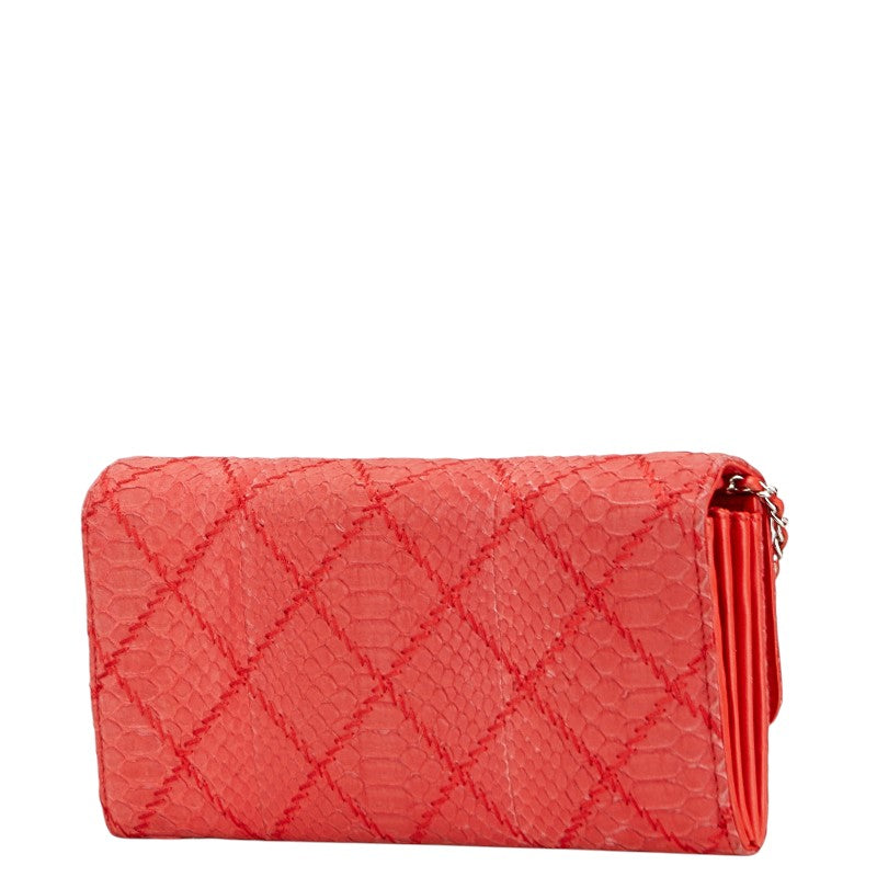 Chanel Ultra Stitch Python Shoulder Bag