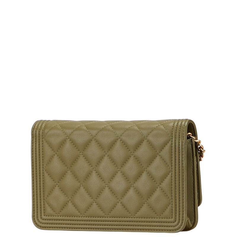Chanel Boy Chanel Lambskin Shoulder Bag