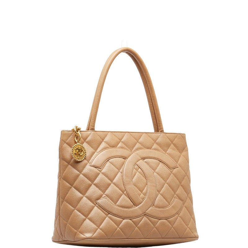 Chanel Coco Matelasse Caviar Skin Tote Bag