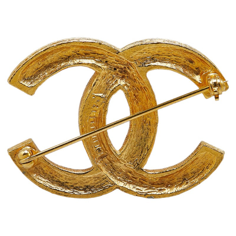 Chanel Coco Mark Rhinestone Brooch Classic Flap Tote