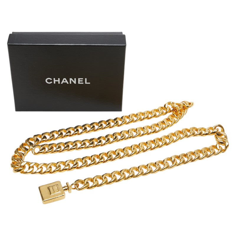 Chanel Logo Parfum Chain Belt Classic Flap Tote