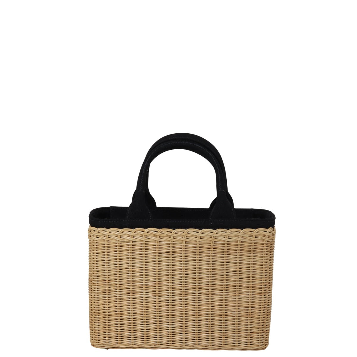 Prada Raffia Basket Tote