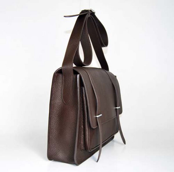 Luxury Hermes Steve 92111 Ladies Shoulder Bag Black