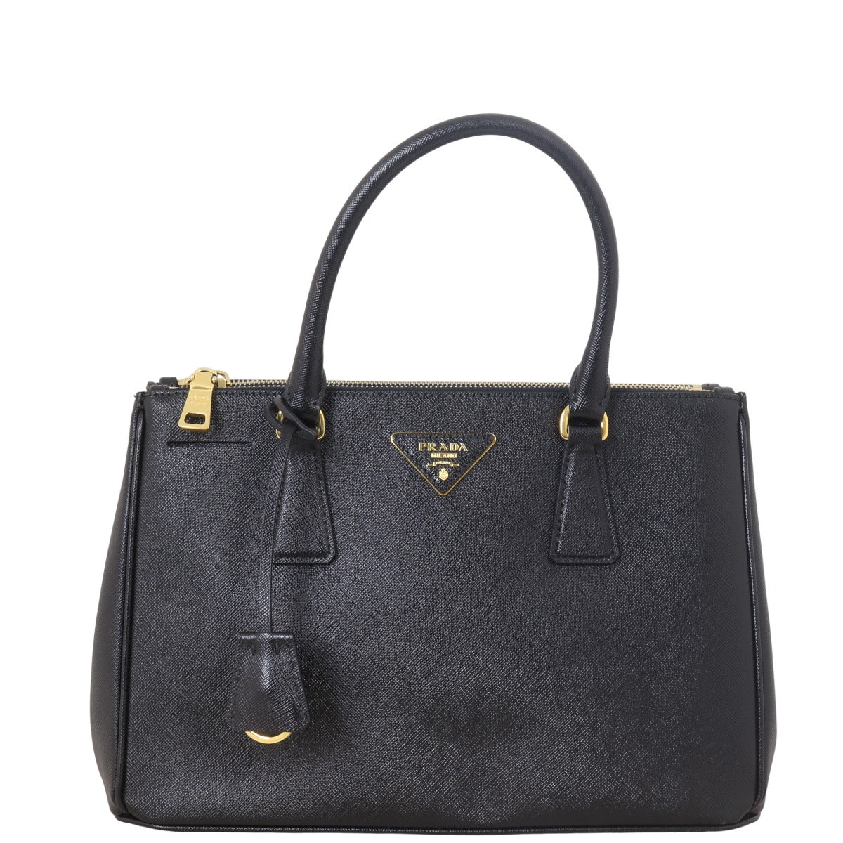 Prada Saffiano Lux Galleria Double Zip Tote Small