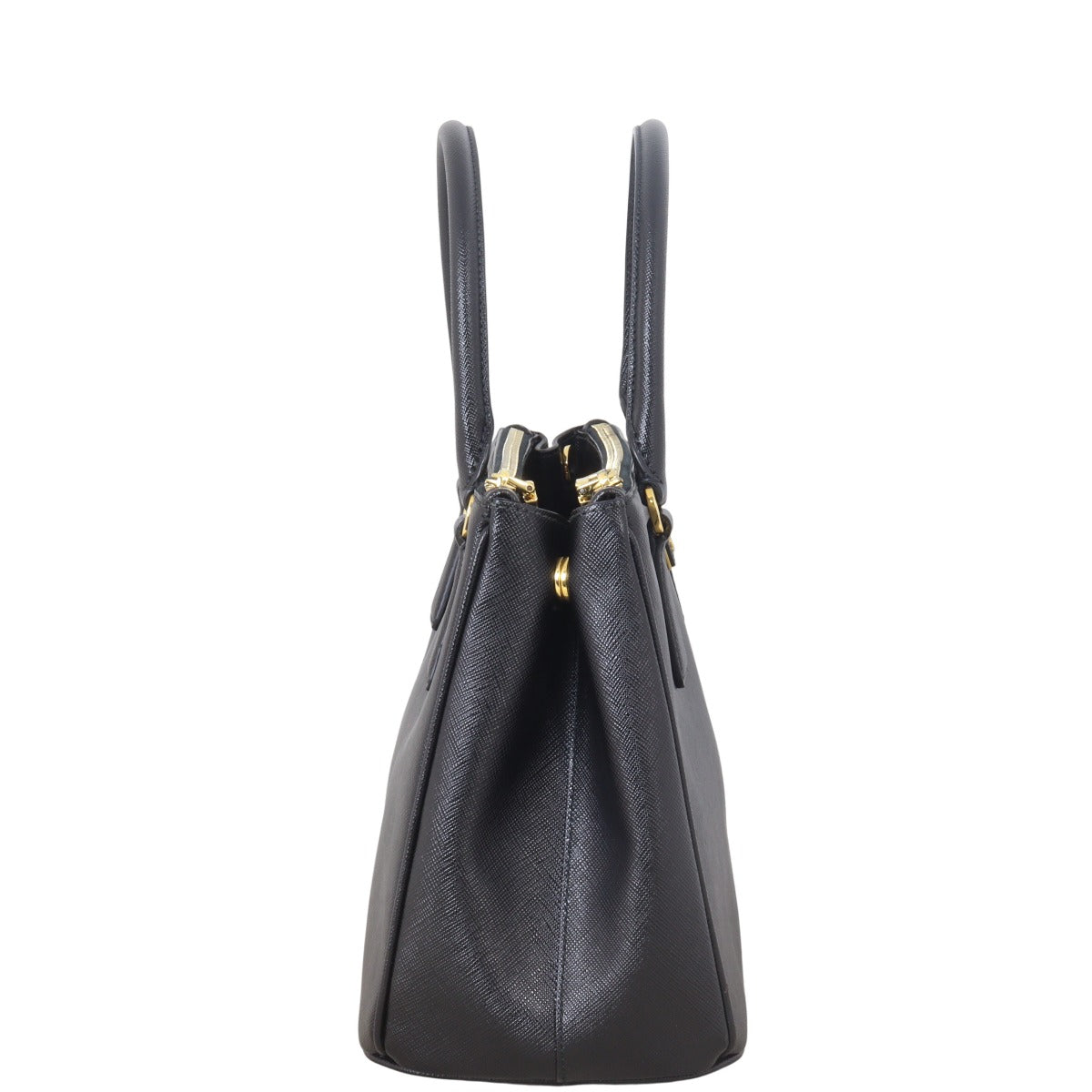 Prada Saffiano Lux Galleria Double Zip Tote Small