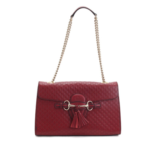 Gucci Guccissima Leather Chain Tote Style 2