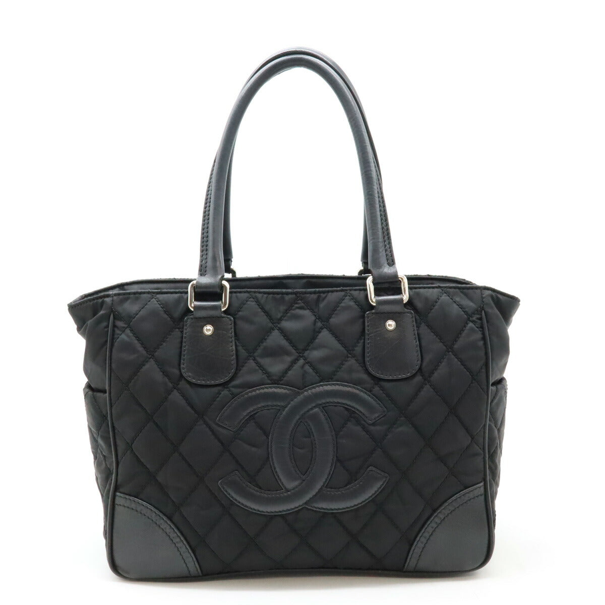 Chanel Nylon Canvas/Leather Matelasse 2way Bag Classic Flap