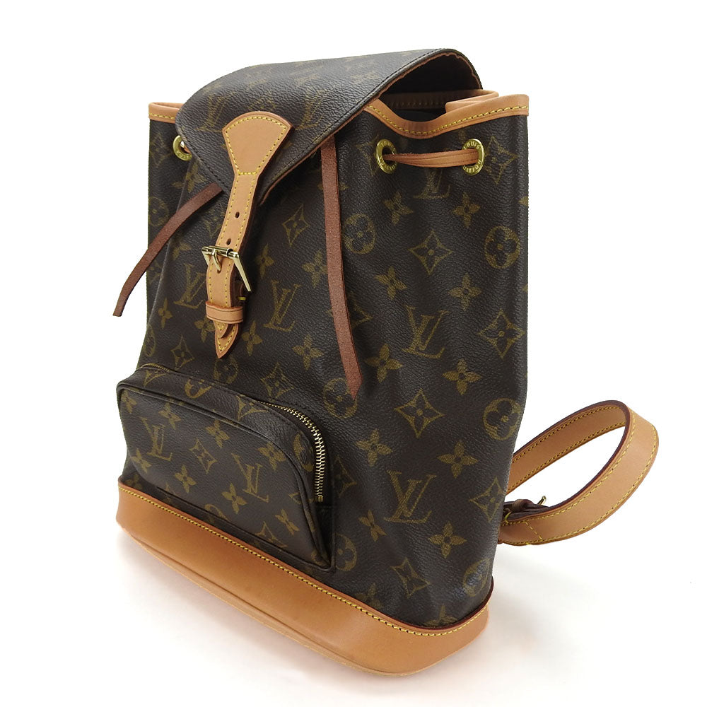 LOUIS VUITTON Backpack Monogram Brown MontsourisMM Women