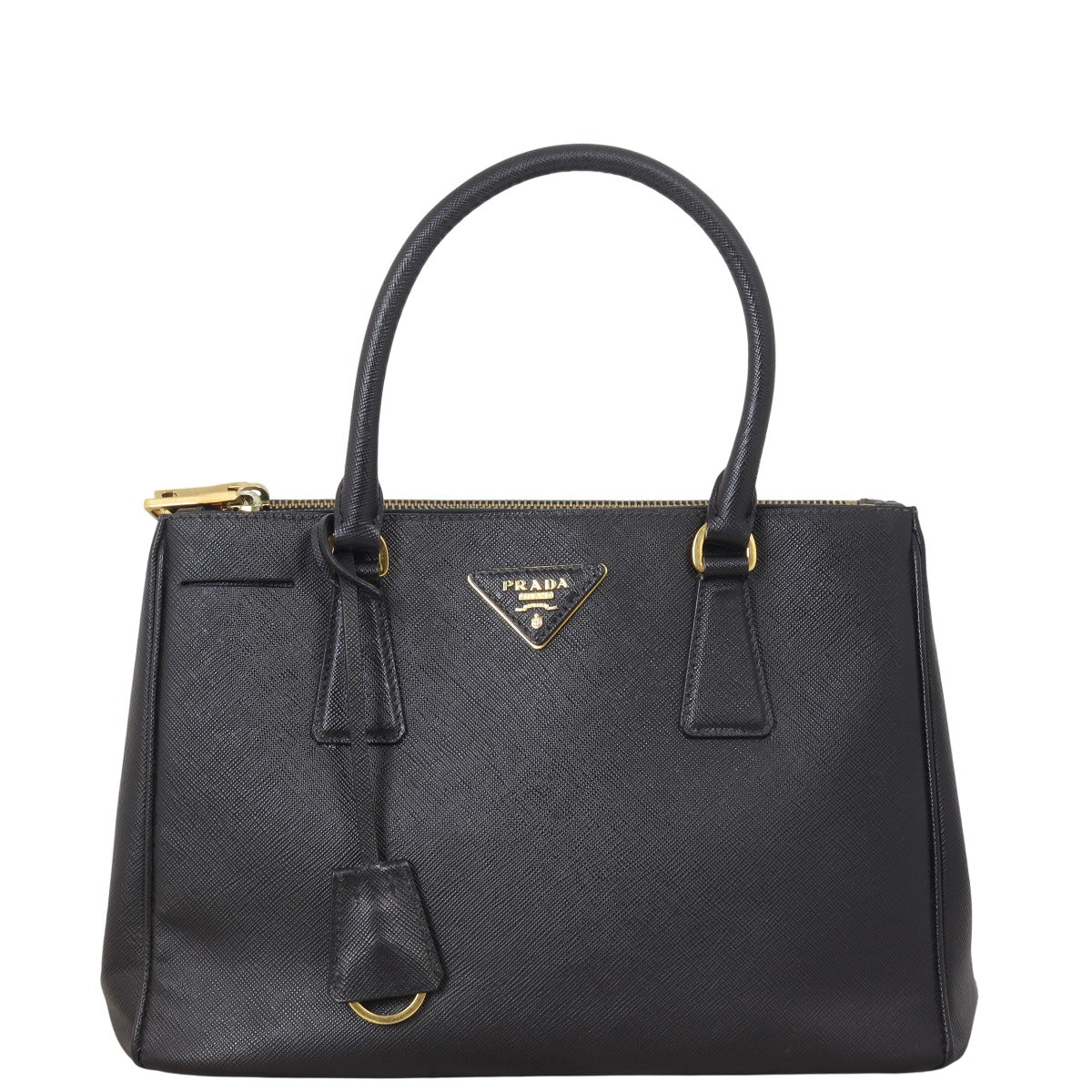 Prada Saffiano Lux Galleria Double Zip Tote Small