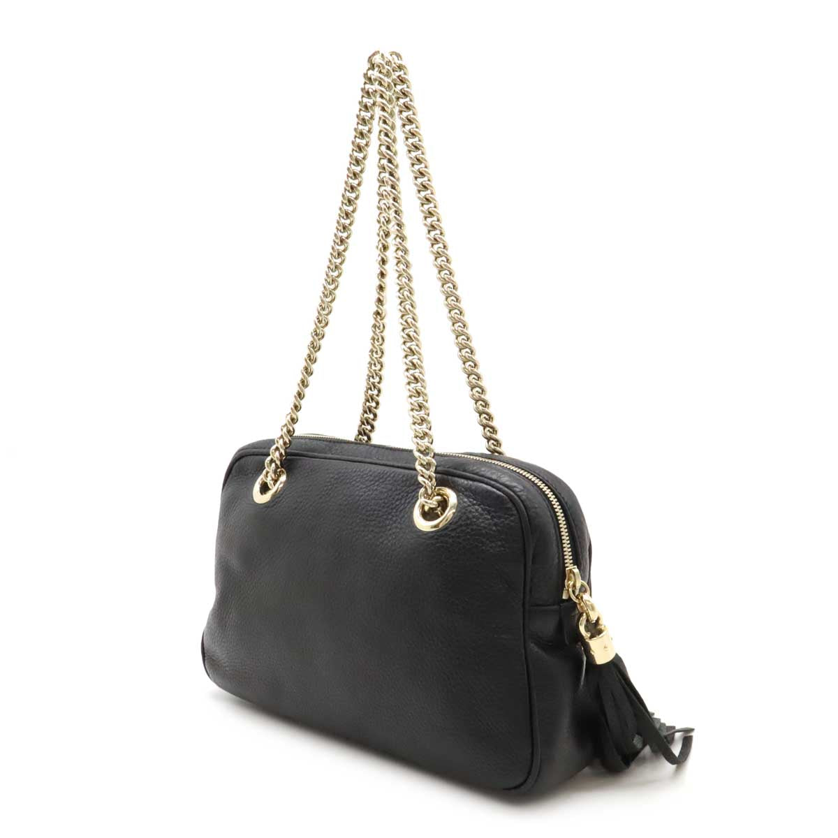 Gucci Leather Soho Interlocking G Chain Shoulder Bag 308983 Shoulder Bag