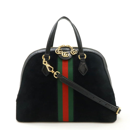 Gucci Suede Patent Leather Ophidia 2way Bag 524533