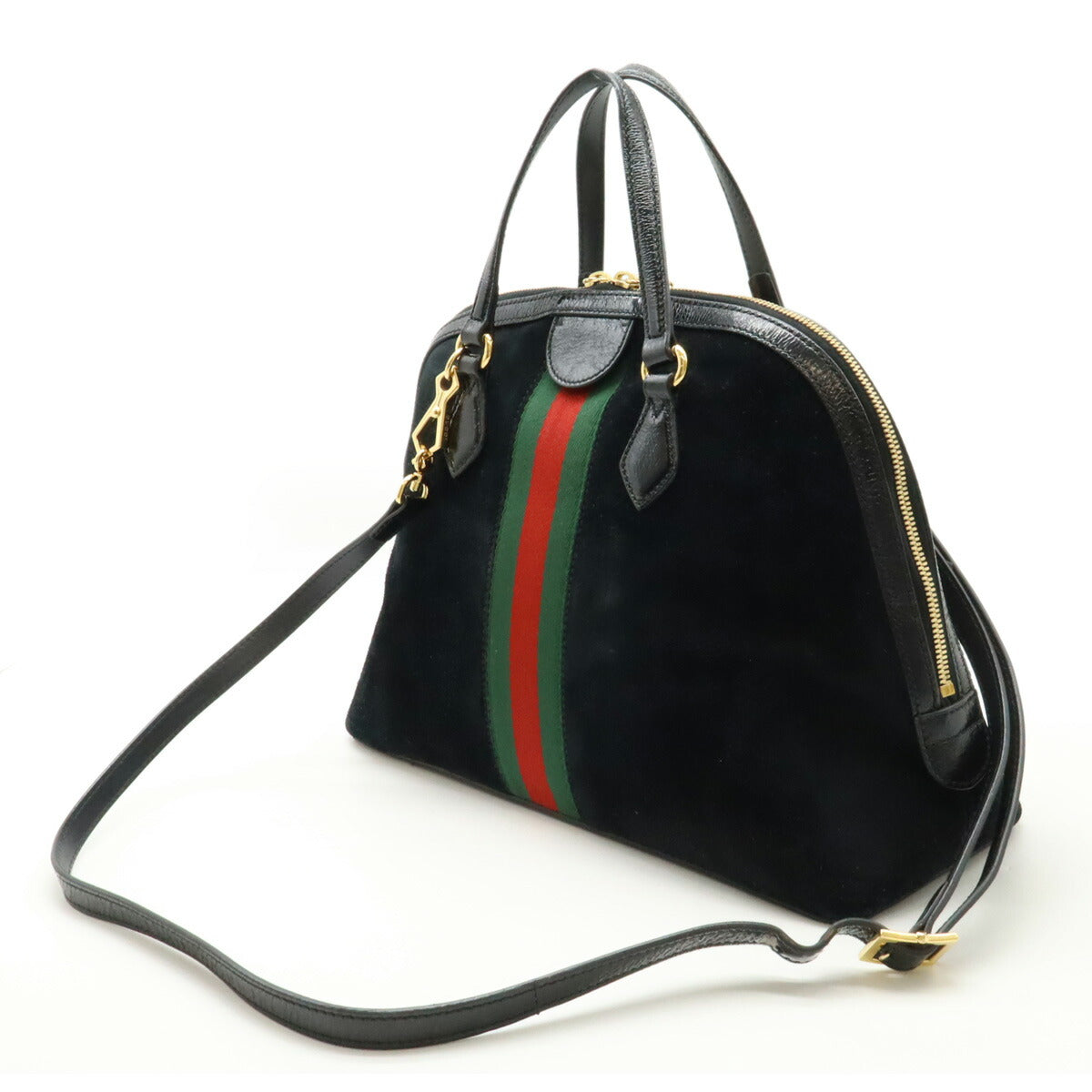 Gucci Suede Patent Leather Ophidia 2way Bag 524533