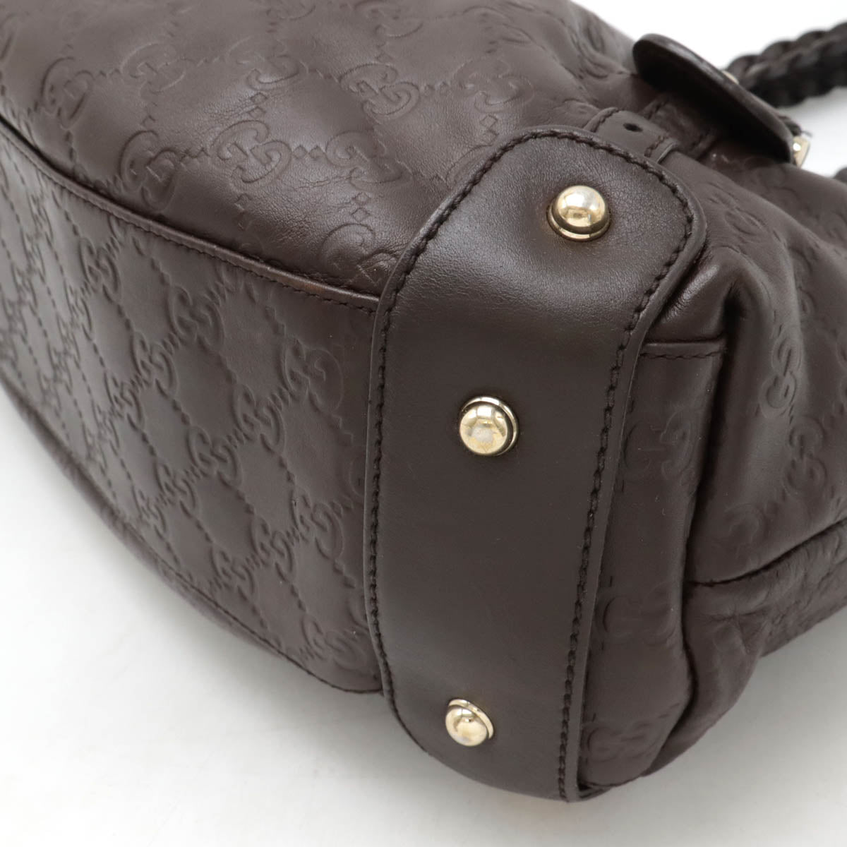 Gucci Guccissima Leather Shoulder Bag