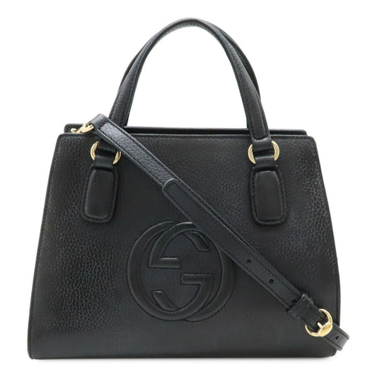 Gucci Soho Interlocking G Leather 2way Bag