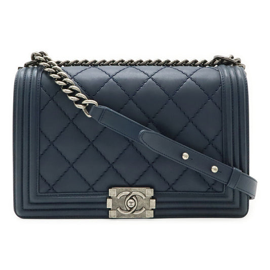 Chanel Boy Chanel Calfskin Chain Bag