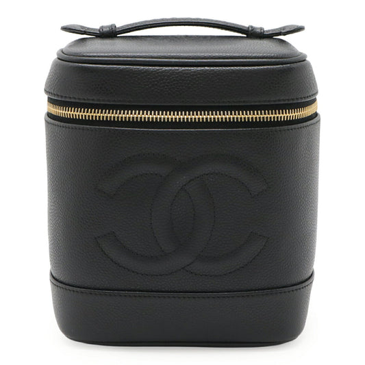 Chanel Coco Mark Caviar Skin Vanity Bag