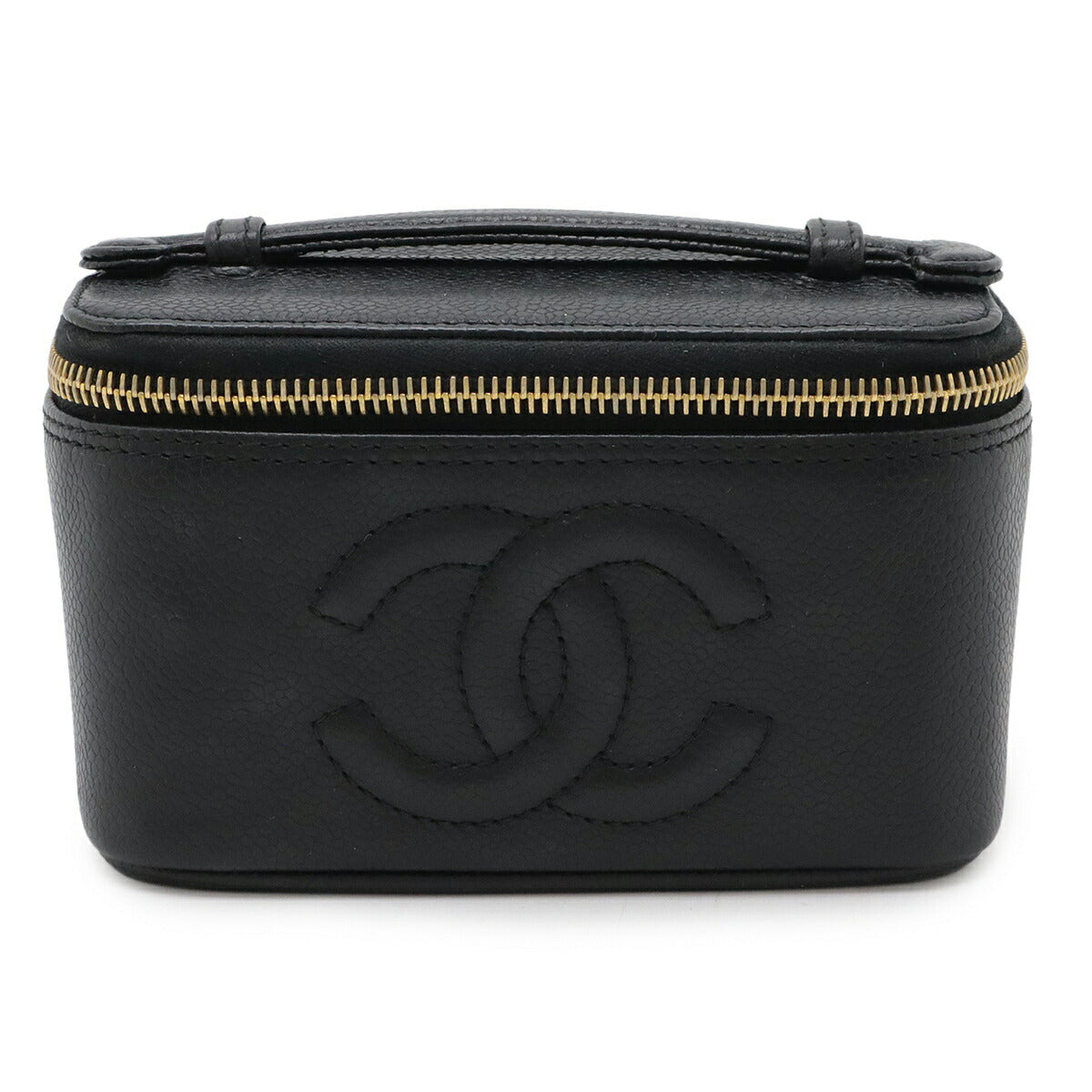 Chanel Coco Mark Caviar Vanity Bag