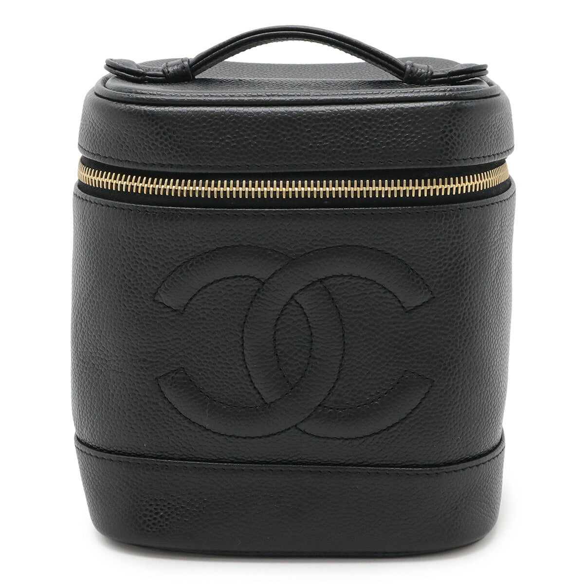 Chanel Coco Mark Caviar Vanity Bag