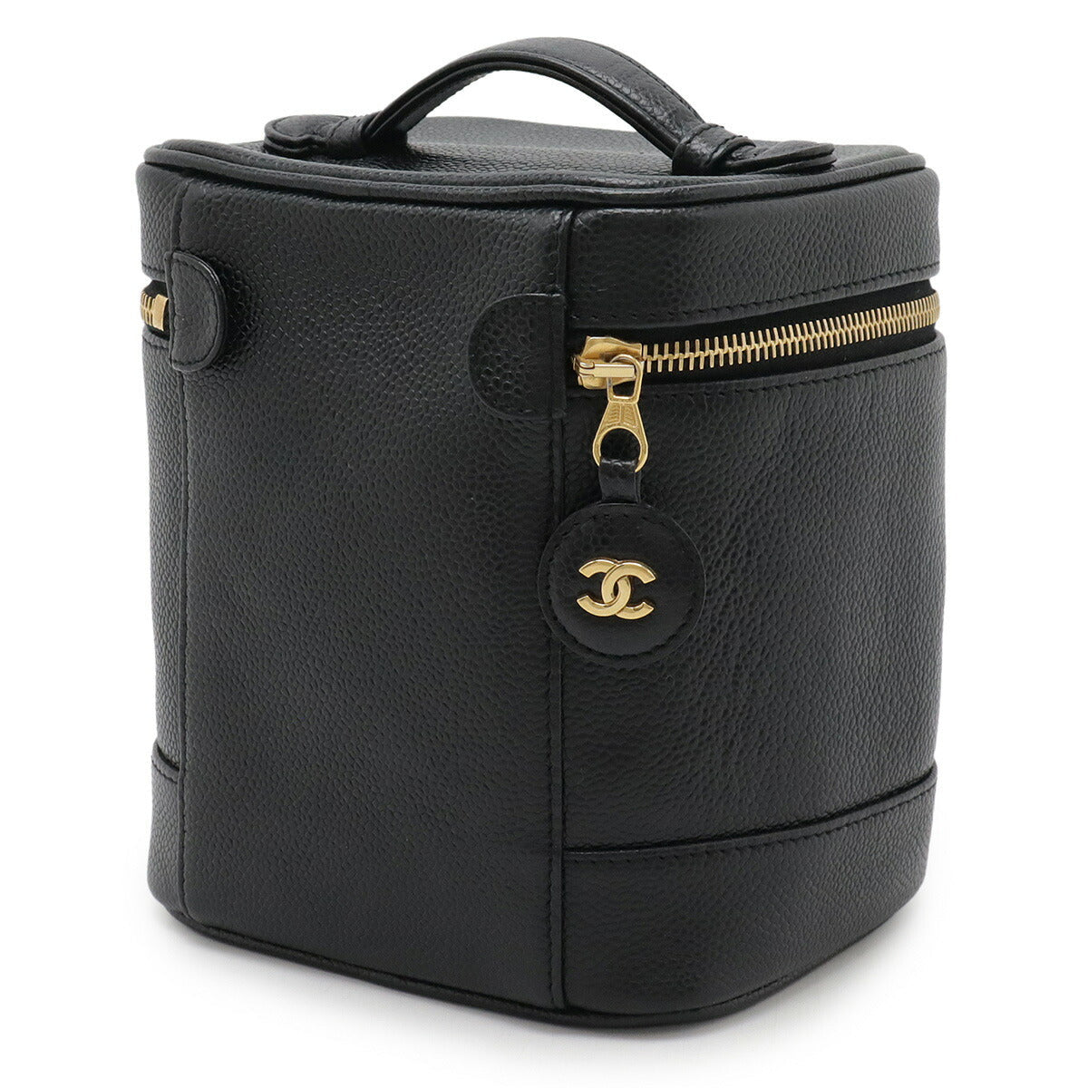 Chanel Coco Mark Caviar Vanity Bag