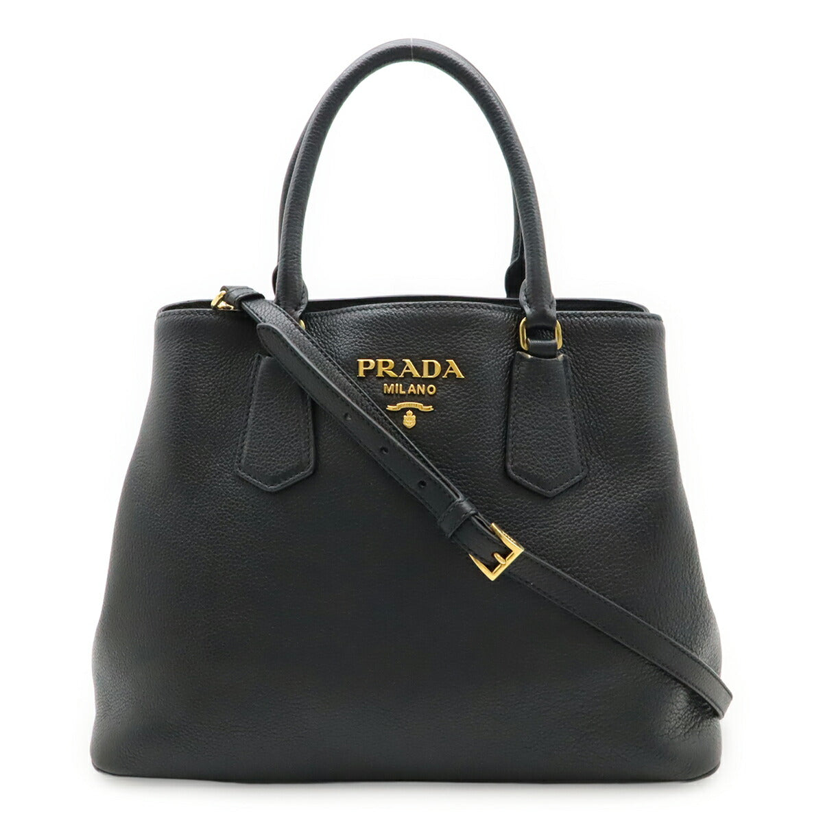 Prada 1BA239 Leather 2way Handbag