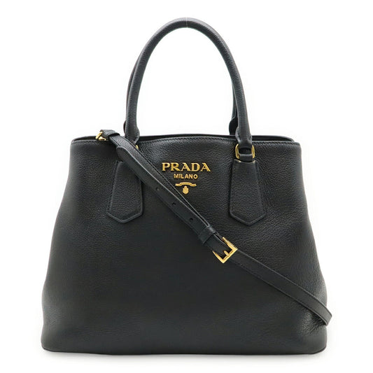 Prada 1BA239 Leather 2way Handbag