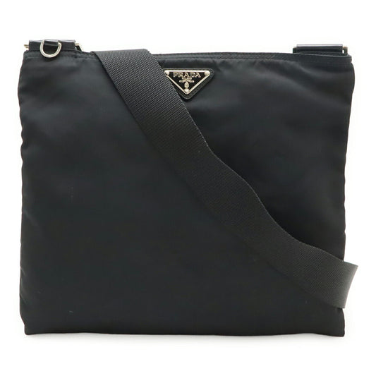 Prada Nylon Leather Shoulder Bag