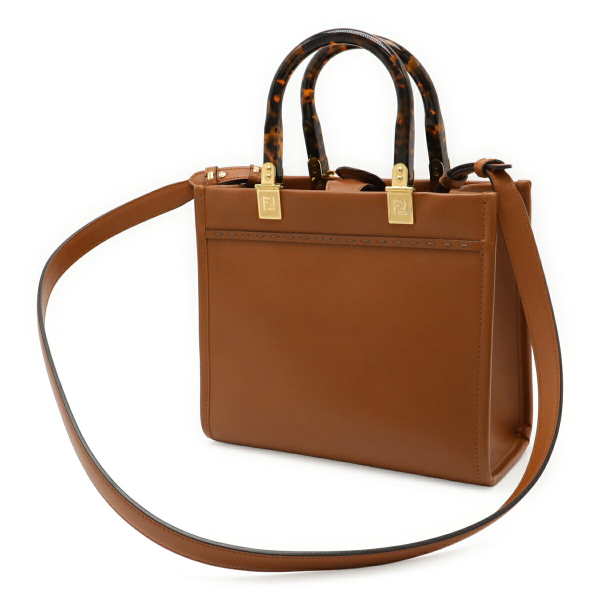 Fendi Monster Leather 2way Shoulder Bag