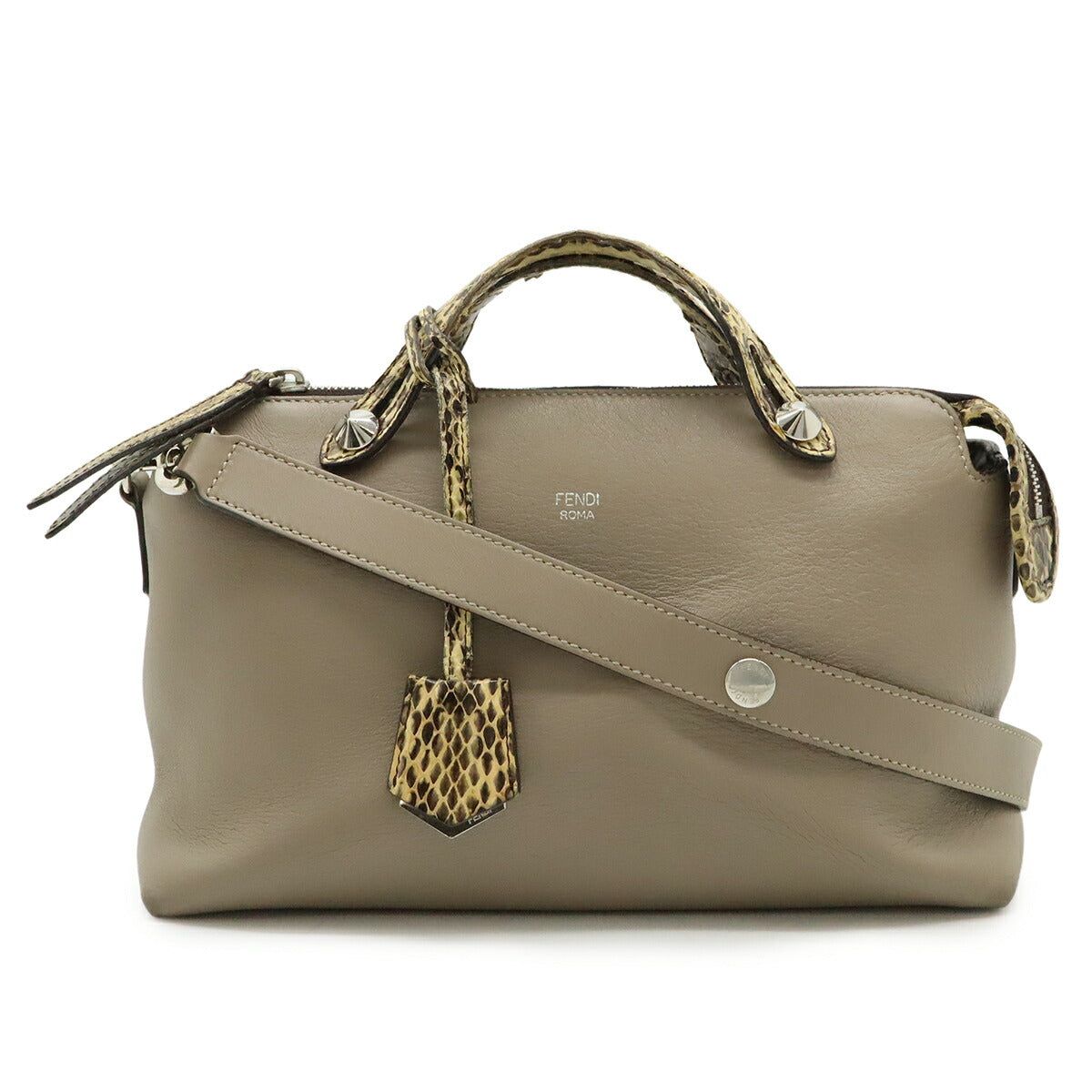 Fendi BY THE WAY Leather Python 2way Bag