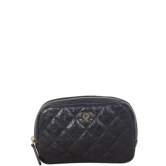 Chanel Camellia Curvy Cosmetic Case Small