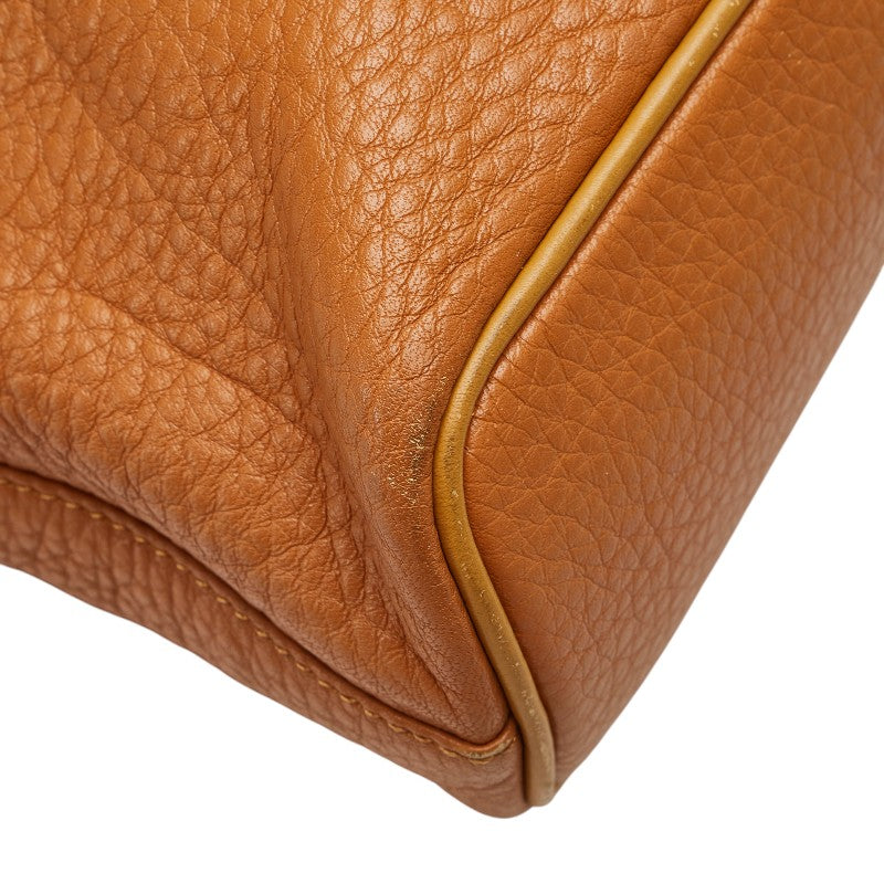 Burberry Nova Check Shadow Horse Leather Tote Bag