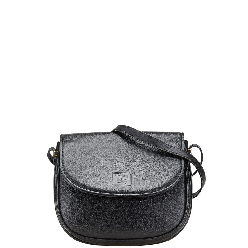 Burberry Shadow Horse Nova Check Leather Shoulder Bag