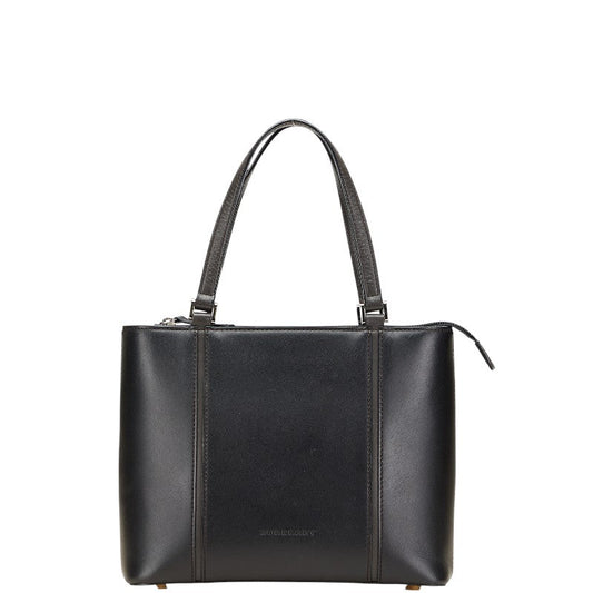 Burberry Nova Check Leather Handbag