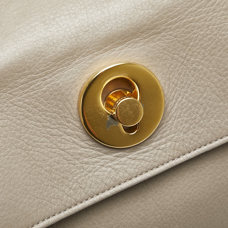 Saint Laurent M Two Leather Canvas 2way Bag