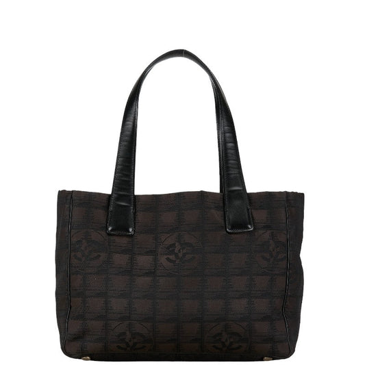 Chanel New Travel Line Nylon Leather Handbag