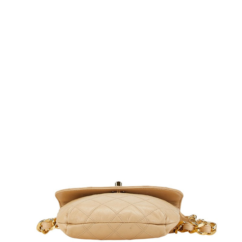Chanel Coco Mark Bicolore Leather Waist Bag Classic Flap