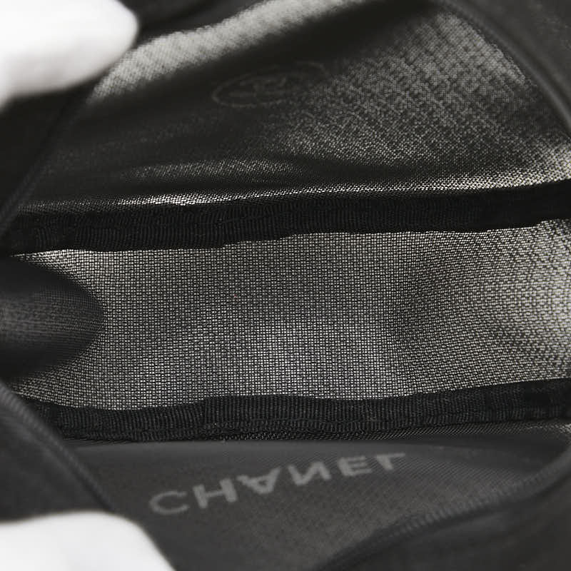 Chanel Coco Mark Nylon Pouch Classic Flap