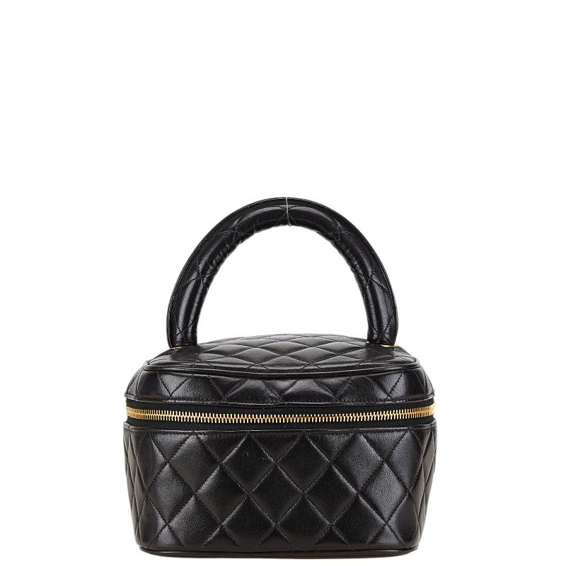 Chanel Coco Mark Matelassé Lambskin Vanity Bag Classic Flap