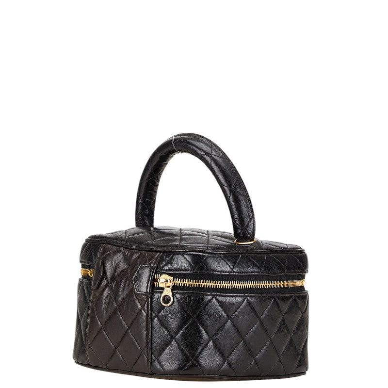 Chanel Coco Mark Matelassé Lambskin Vanity Bag Classic Flap