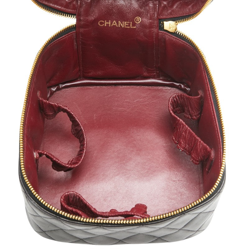 Chanel Coco Mark Matelassé Lambskin Vanity Bag Classic Flap