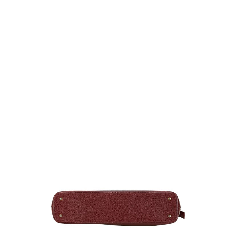 Burberry Nova Check Canvas Leather Tote Bag