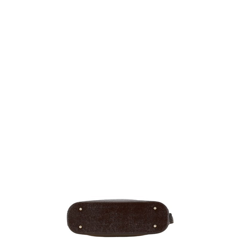 Burberry Nova Check Shadow Horse Canvas Leather Shoulder Bag