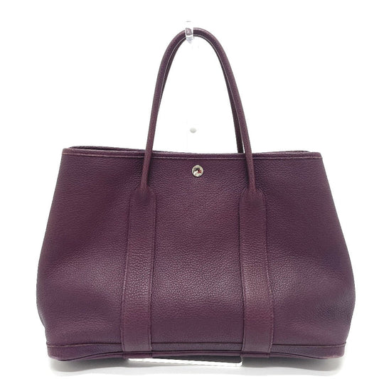 HERMES Tote Bag Negonda Purple type Garden party PM Women