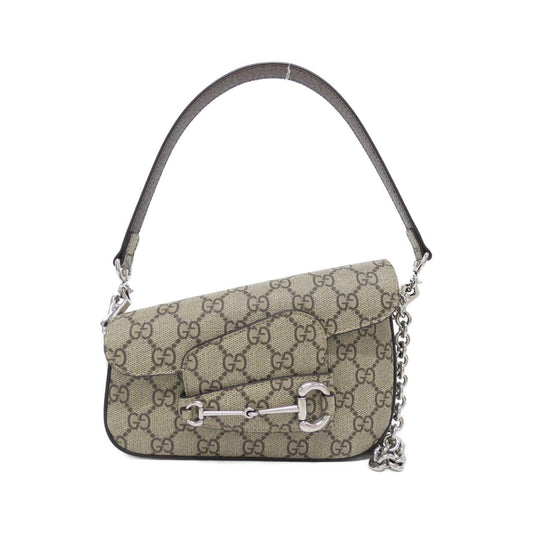 Gucci GUCCI HORSEBIT 1955 GG Supreme Canvas Shoulder Bag