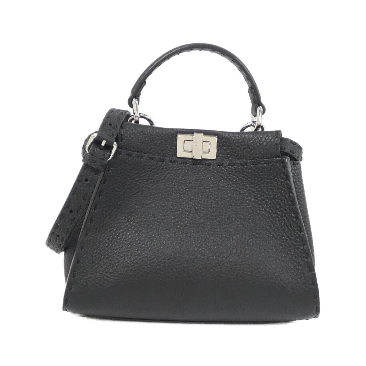 Fendi Selleria Peekaboo Mini Calf Bag