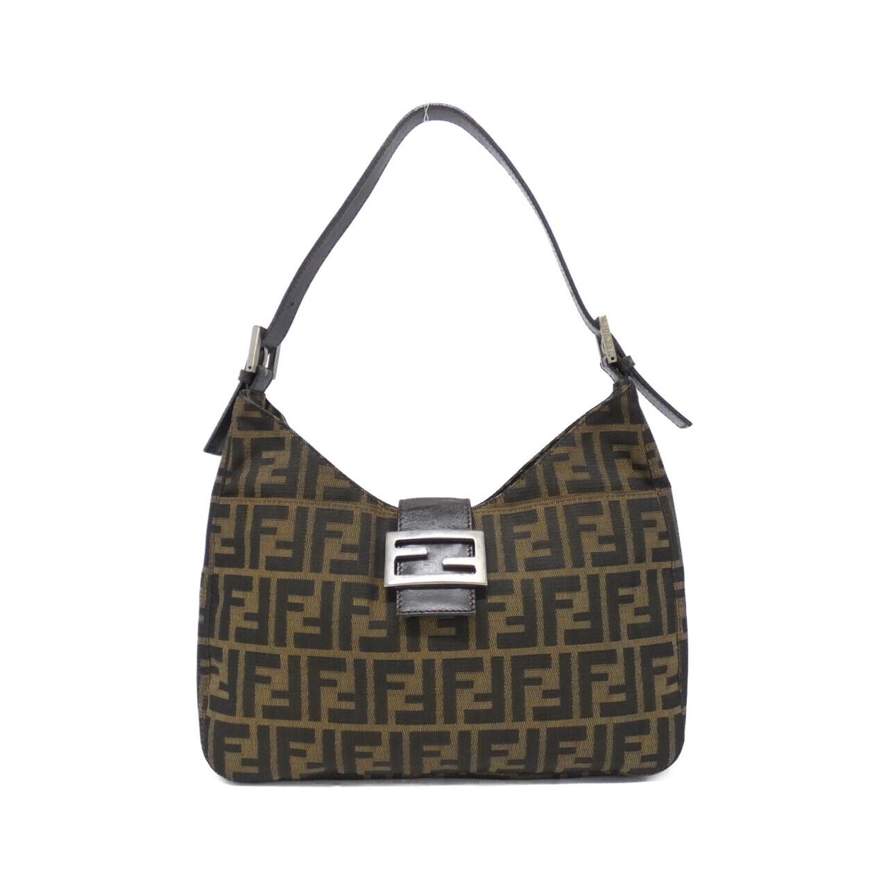 Fendi 26569 Canvas Shoulder Bag
